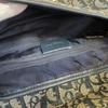 Dior Trotter Canvas Saddle Shoulder Bag Navy Canvas Used