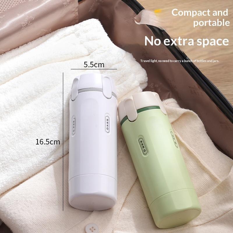 Set di 4 Bottiglie Dispenser da Viaggio Portatili 4 in 1 a Prova di Perdita Contenitori Vuoti Ricaricabili per Shampoo Profumo Palestra Breve Viaggio