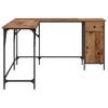 Vintage Wood Desk 141 x 141 x 75 cm Engineered Wood