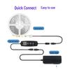 Monochrome LED Strip Controller with Wireless Bluetooth Timer and 11-Key Remote Dimmer