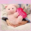 Pig Steal Heart Elephant Plush Toy Animal Stuffed Doll Cartoon Gift Decoration