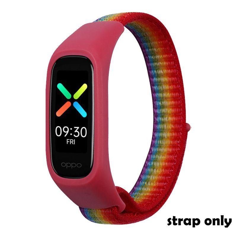 Lightweight And Breathable Nylon Loop Strap For Oppo Band Full Cover Design For Protection