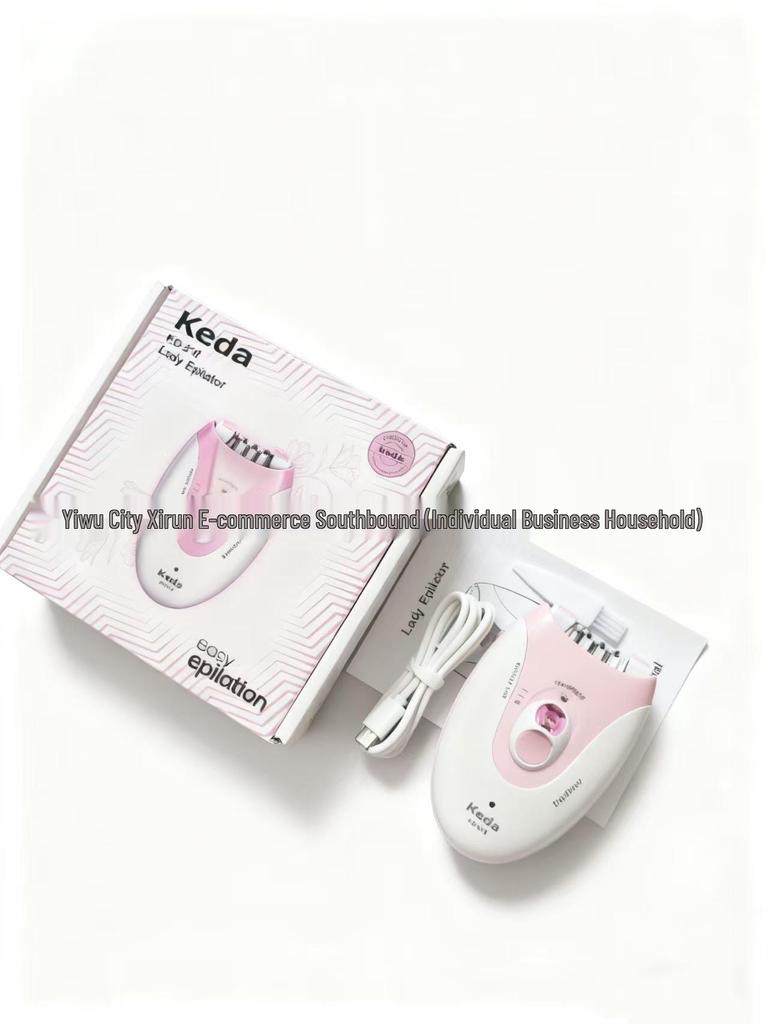 Keda-216 Rechargeable Unisex Electric Epilator: Full Body and Private Area Shaver