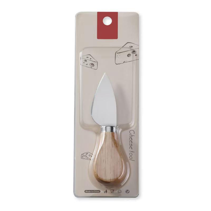 Stainless Steel Cheese Knife Set with Wooden Handle