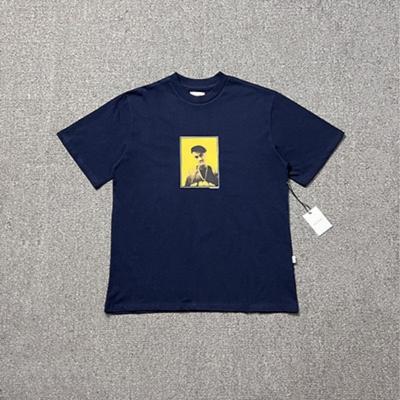 ZYLLO Vintage T-shirt Klassieke Alfabet Print Puur Katoen Korte Mouw Amerikaanse Streetwear Tee