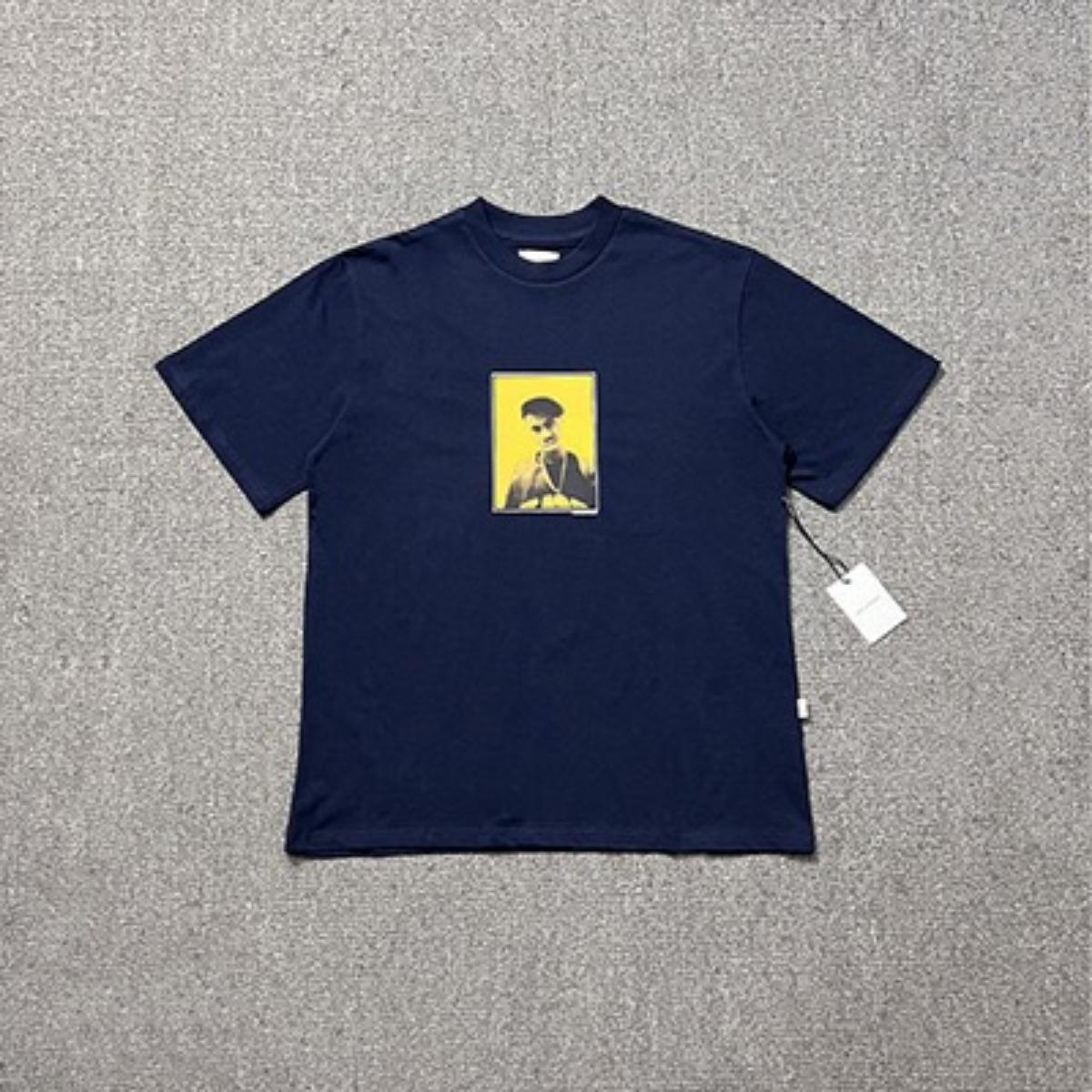 

Винтажная футболка ZYLLO с классическим принтом алфавита, из чистого хлопка, с коротким рукавом, американская уличная футболка S