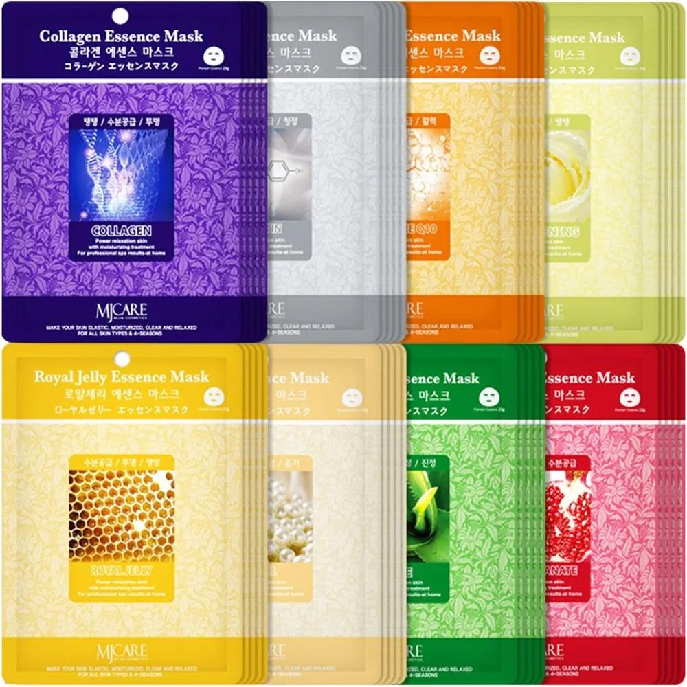 

Essence Mask Packs (8 Types, 80 Sheets) (Select 1 Type) Skin Elasticity, Transparency, Moisturizing, Purifying, Soothing Royal Jelly