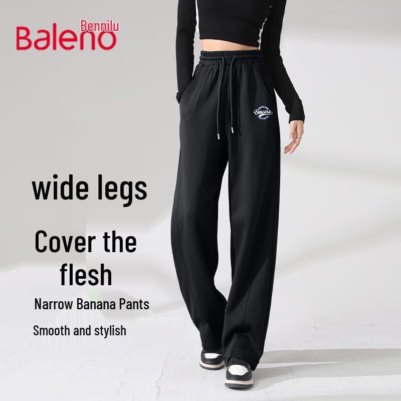 Baleno Women's High-Waist Tapered Casual Pants