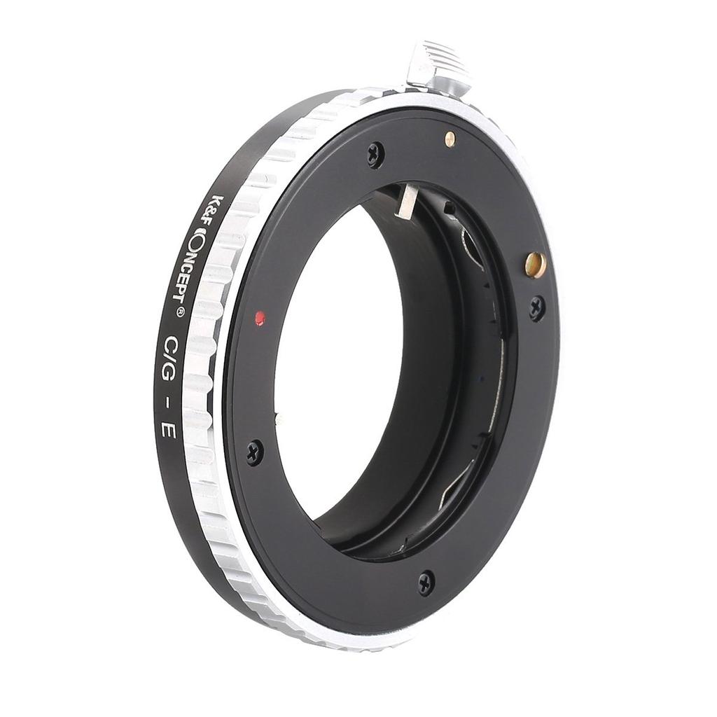 Concept Lens Mount Adapter G-Mount-Objektiv auf Sony E-Mount mit Fokusring K&F KF-CGE (Contax-Konvertierung)