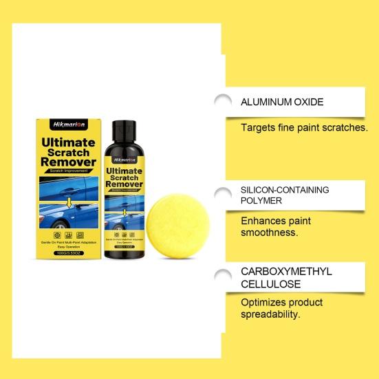 Car Scratch Remover Kit 100g Paint Polish And Restorer for Auto Body Swirl Mark