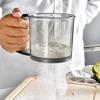 Flour Sieve HandHeld Semi-Automatic Flour Filter Baking Special SieveHousehold Kitchen Ultra-Fine Filter Cup Net