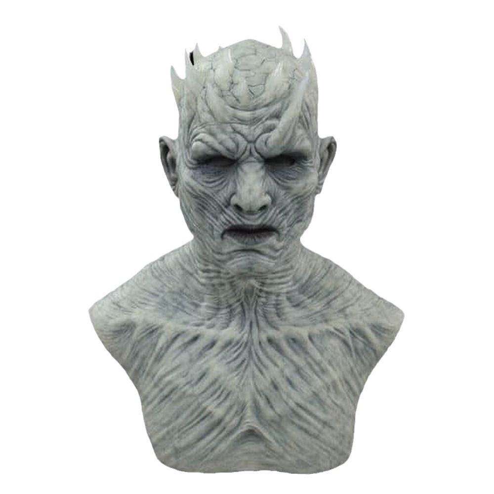 Halloween Night King Headgear Game of Thrones cos White Night King gloves from the series "The Witcher," used as props in horror movies and haunted