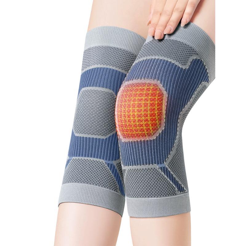 Jesienny i zimowy antypoślizgowy ochraniacz na kolano z grafenu, aby utrzymać stare zimne nogi, dla mężczyzn i kobiet, ochraniacz na kolano do sportów stawowych, łąkotki, fitness