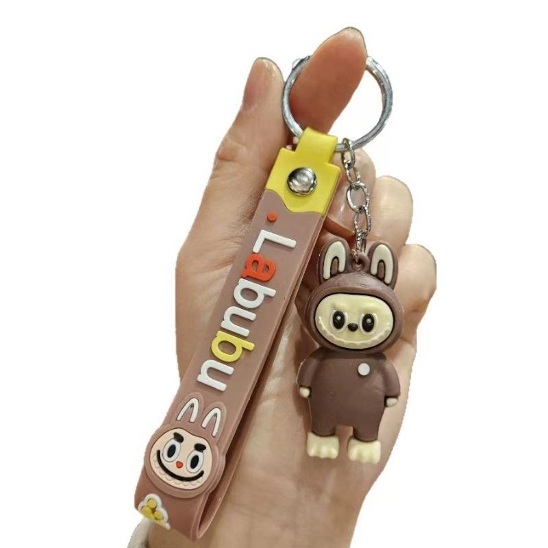 Kreativ Tecknad Kattmodell Rabub Nyckelring Litet Får Hänge Student Skolväska Hänge Liten Gåva