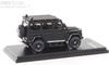 Almost Real Brabus 550 Adventure 2017 Matt Black Scale Complete Diecast Car Mercedes-Benz G-Class 4x4² - - 1/64 (Product Number 660303001)