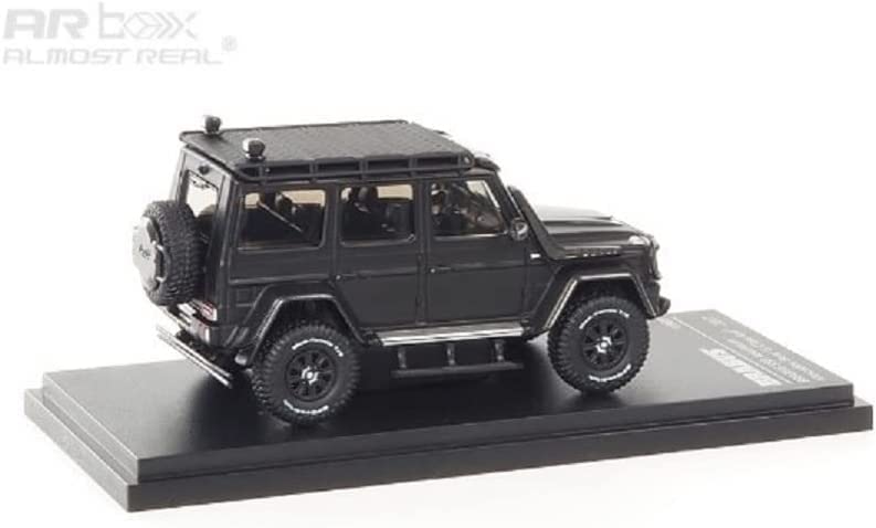 Almost Real Brabus 550 Adventure 2017 Matt Black Scale Complete Diecast Car Mercedes-Benz G-Class 4x4² - - 1/64 (Product Number 660303001)