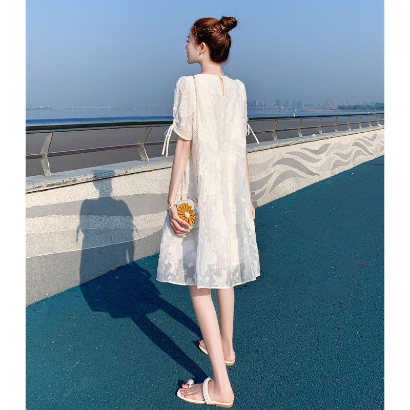 Women's Summer Chic Qipao-Inspired Ruffle Dress with Princess and Doll Design