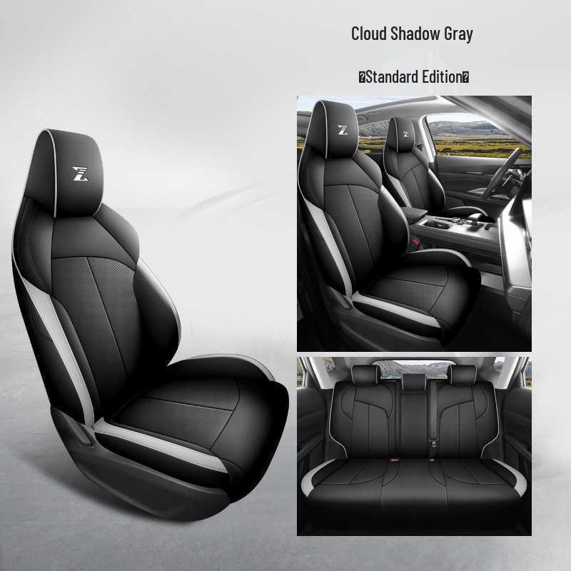 Oshan Z6 Leather Car Seat Cushion for Five-Seaters - All-Season Specify Car Model Year