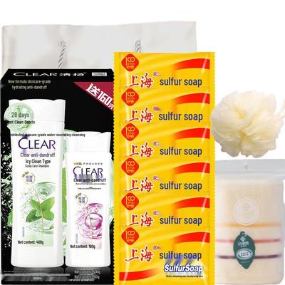 Klares erfrischendes Hygiene-Set