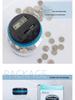 Smart Cross-Border Piggy Bank Toy with 1.8L Capacity for Counting Euros, Pounds, and Dollars