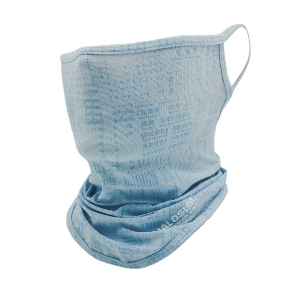 Nylon Cycling Face Mask Ice Silk Riding Running Scarf Fashion Sun Protection Face Mask  Summer