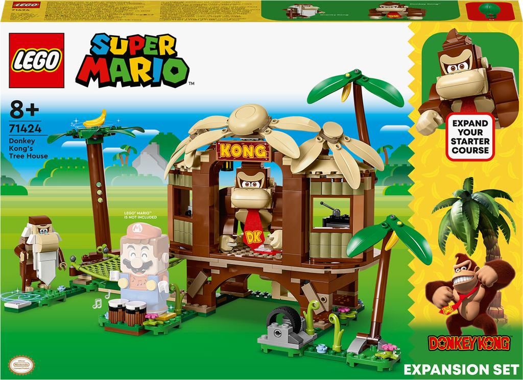 LEGO конструктор Super Mario – Дом на дереве Донки Конга: набор расширения (71424)