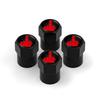 4Pcs/Set Tire Valve Caps Premium Metal Rubber Seal Tire Valve Stem Caps Dust Proof Covers Universal fit for Cars Accessories Stem Caps1