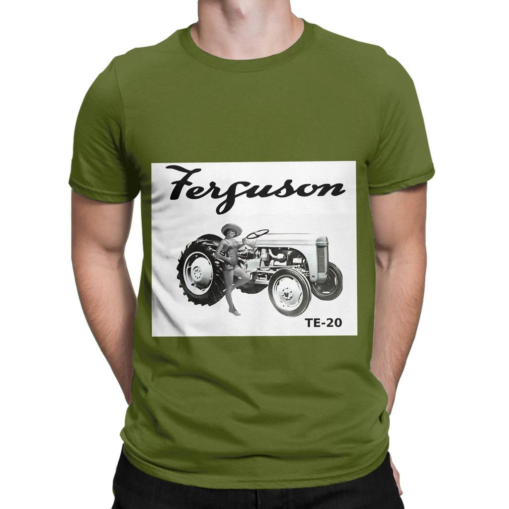 TE 20 Ferguson Traktor Lustiges 100% Baumwolle T-Shirt Massey Ferguson T-Shirts Oberteile Für Unisex