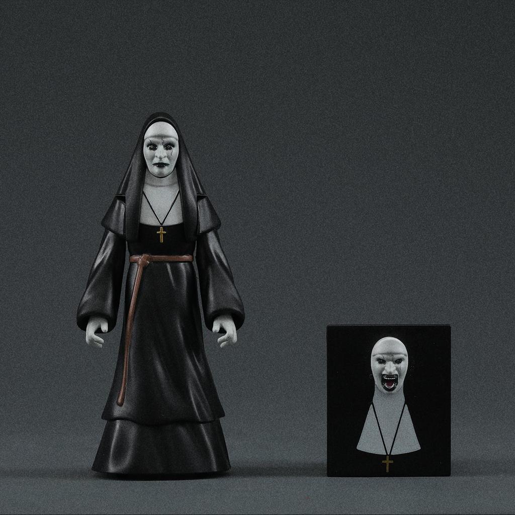 52TOYS Serie The Conjuring Schwester Valak Action Offizielle Zusammenarbeit Enthält Abnehmbare PVC Horrorfilm Figur 3,75 Nonne/Die Figur, Merchandise,