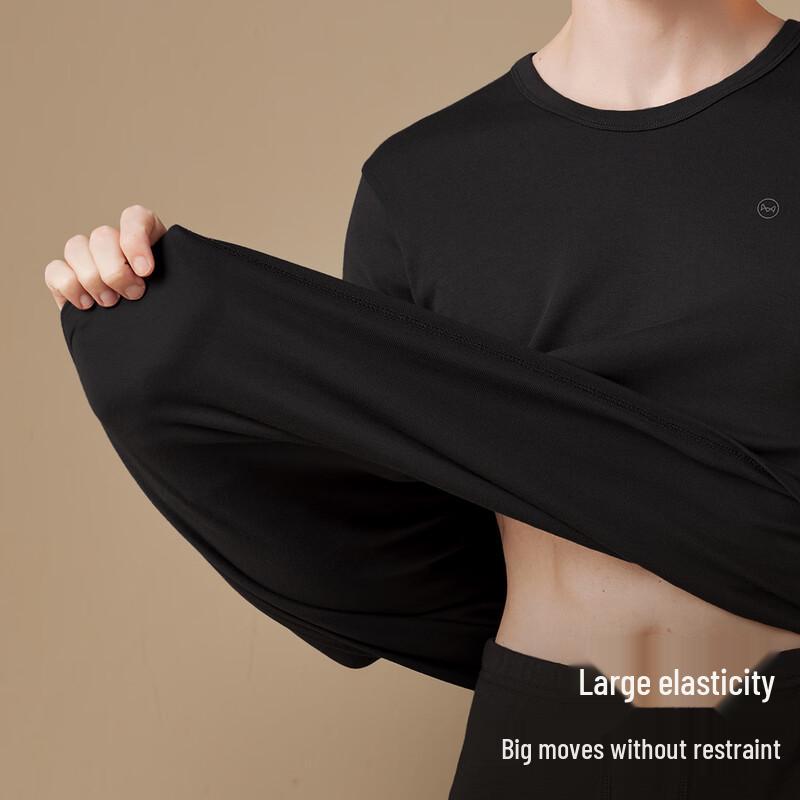 MiiOW 100% Cotton Plus Size Antibacterial Thermal Underwear