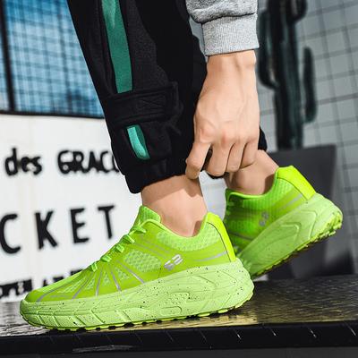 Marathon dicksohlige Outdoor-Cross-Country-Stoßdämpfende Laufschuhe für Herren und Damen, atmungsaktive, lässige Sportschuhe