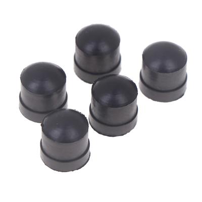 5 Stück Schwarz Posaune Gepolsterter Zugbogen Gummi Endkappen Stoßfänger Für Posaune Blechblasinstrument Reparatur Zubehör