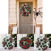 Beautifully Crafted Christmas Wreath Featuring Pine Cones And Elegant White Accents For Your Home
