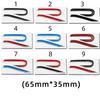 Metal R Emblem Decals Side Fender Rear Trunk Badge Sticker for Scirocco Sharan Tiguan Jetta Etc