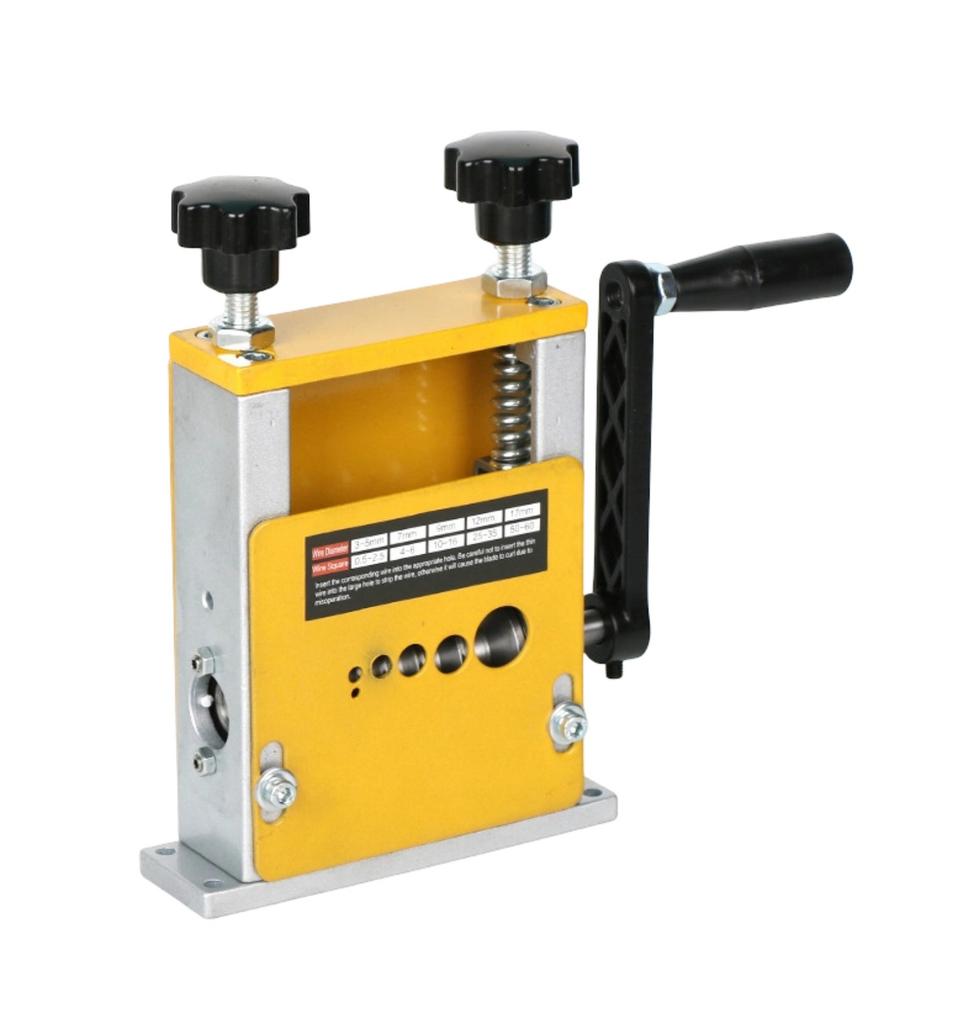 Portable Electric Manual Wire Stripper for DIY 6 Hole Design Automatic Operation Efficient Cables Stripping Home Device