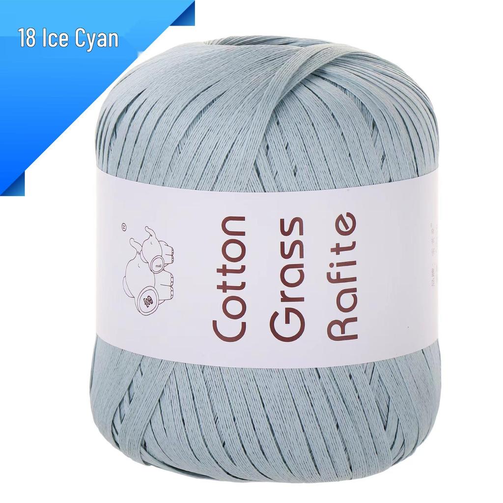 Raffia-Baumwoll-Strohgarn für DIY-Bastelarbeiten: Handgewebte Taschen, Hüte & mehr