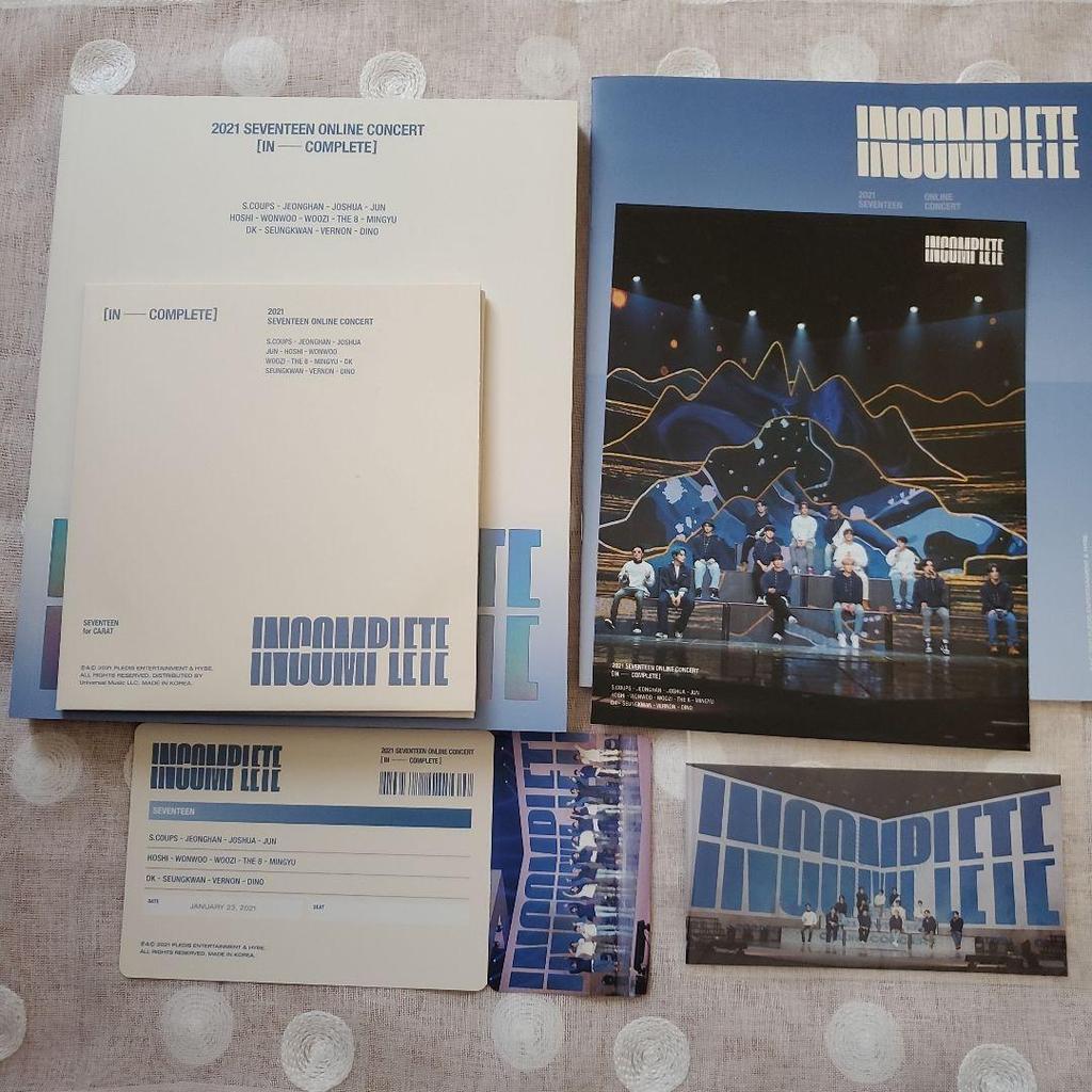 [USED] SEVENTEEN Seventeen Jun 2021 Incomplete DVD Trading Card