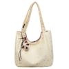 Crossborder Fashion Canvas Handbag For Daily Casual Use With Polka Dot Design