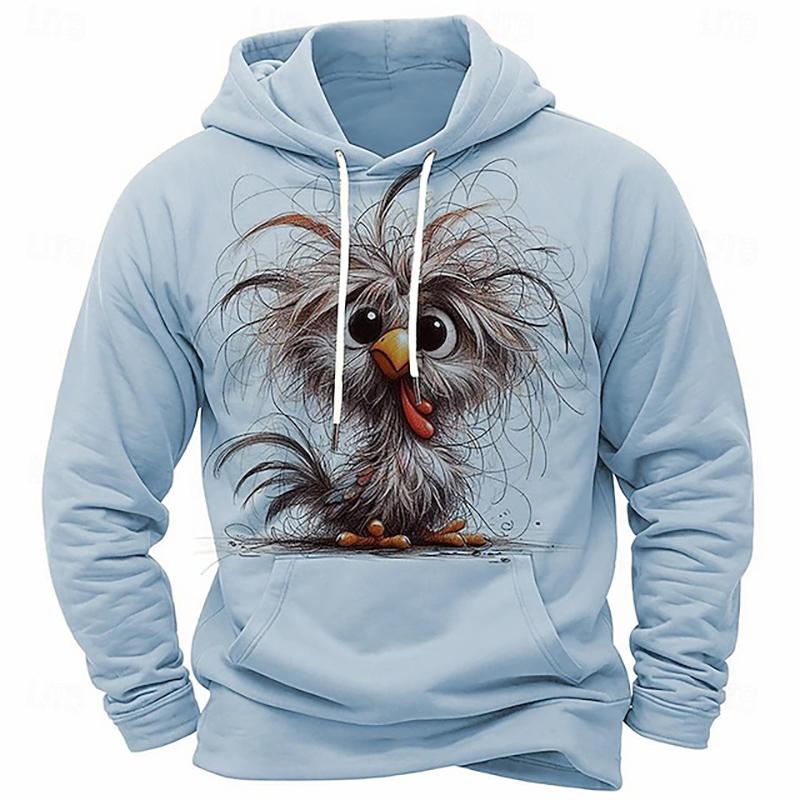 

Осенняя мужская толстовка с капюшоном Chick 3D Print Casual с длинным рукавом 3D Hooded Sweatshirt Fashion Streetwear Pullover Male Oversize Clothing 3XL