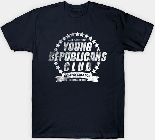 Алекс П. Киттон Клуб молодых республиканцев Семейные узы Майкл Дж.. Классическая футболка Fox Унисекс футболка S