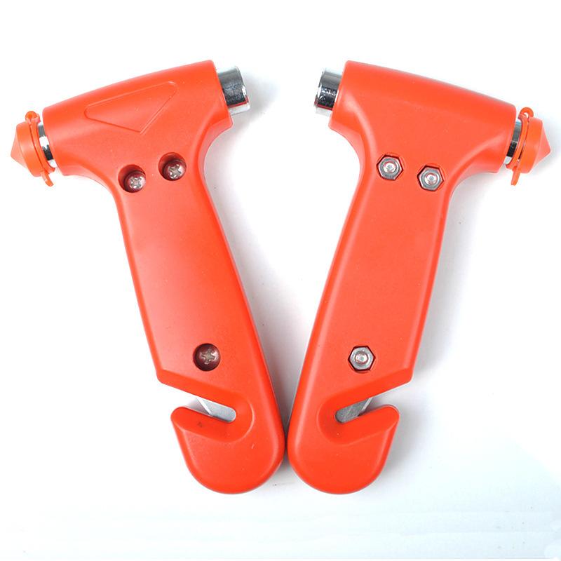 2 In1 Car Safety Hammer Window Breaker Seat Belt Cutter Multifunction Emergency Escape Tool Automobile Safety Life-saving Hammer
