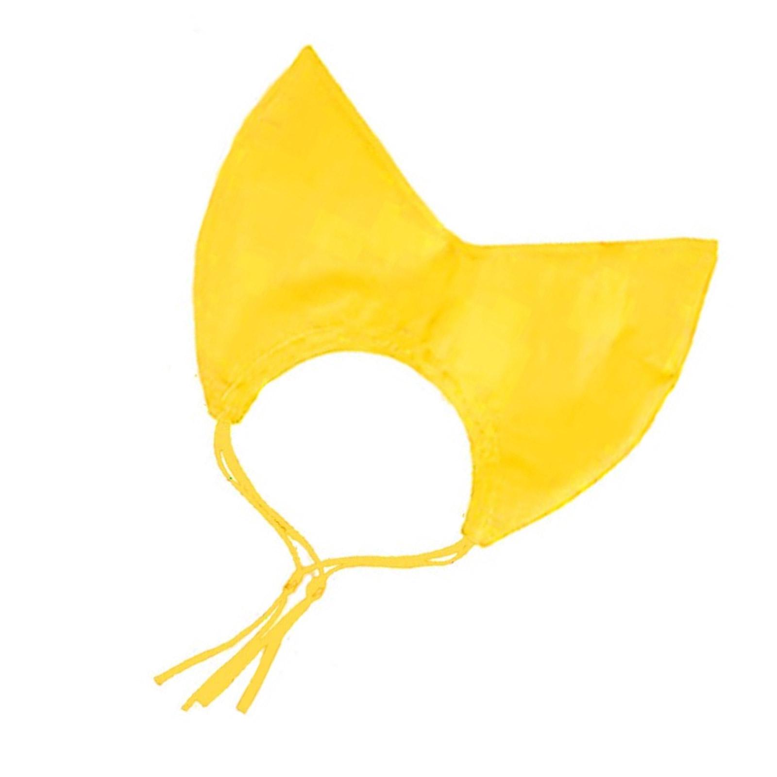 

Водонепроницаемая шапочка для купания кошек разных размеров, удобная защитная шапочка для душа для домашних животных и салона для домашних животных жёлтый