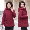 2025 winter new style thick down cotton coat outer cold-proof warm women's winter medium and long
