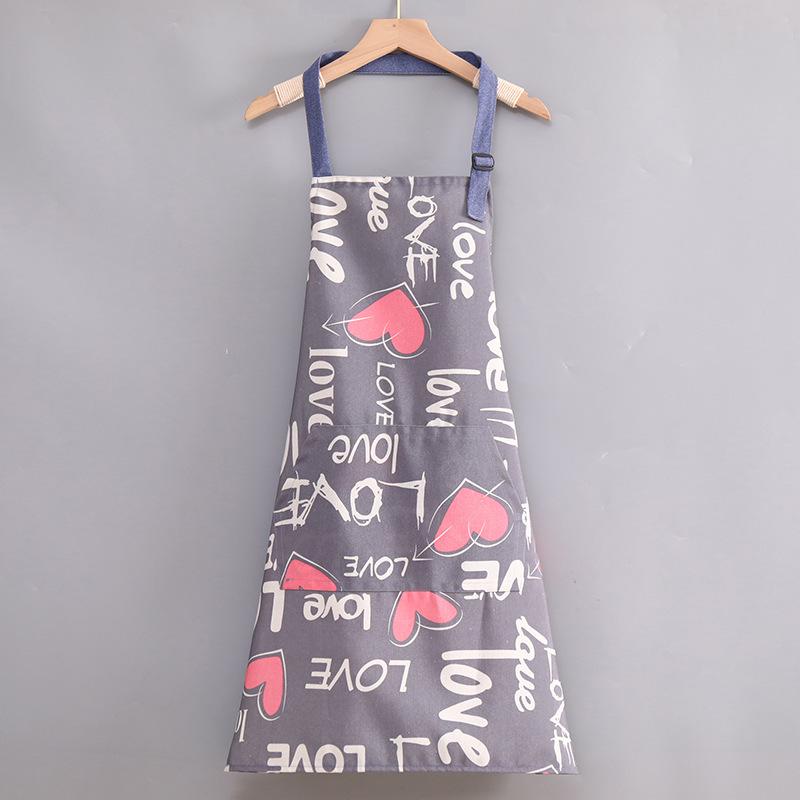 Fashionable Summer Canvas Apron: Breathable, Anti-Fouling, and Durable for Home and Kitchen