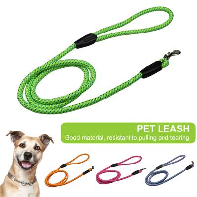 Haustier Traktionsleine Bequemer Griff Anti-Pull Nylon Hundetrainingsleine