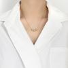 Three Jade Transfer Beads Collarbone Chain Female, Niche Design Sense Of Safety Ruyi Sansheng Iii Hetian Jade Necklace