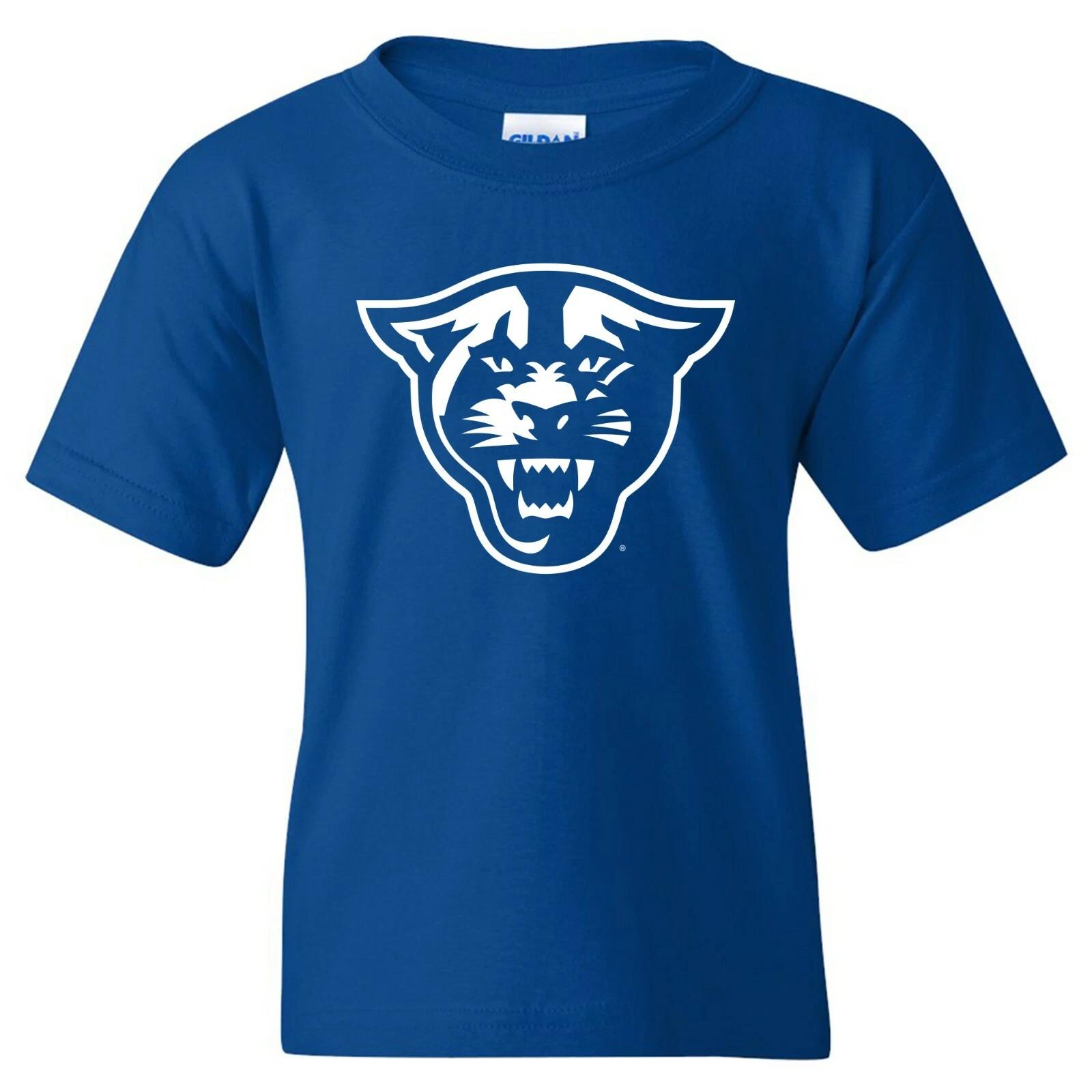 Georgia State Panthers Primary Logo - University College Youth T-Shirt - Royal L