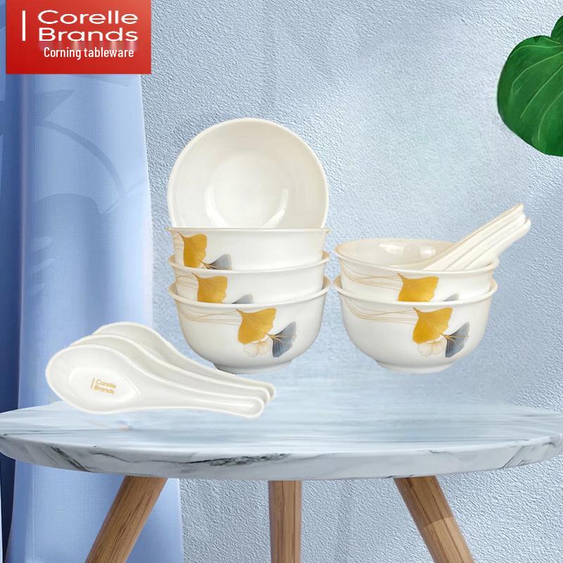 Corning Gold Ginkgo 12-Piece Dinnerware Set