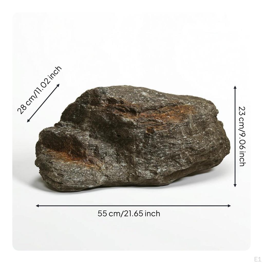 Landscape Boulder & Prop Realistic Foam Lightweight Decorative Stone Piece for Visual
