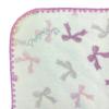 Marushin Pink Ribbon Mini Bath Fleur 0715002800 Towel, Ribbon, Cute, Women's, Microfiber, Fluffy, Absorbent, Quick-Drying,